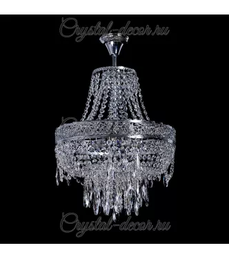 Люстра хрустальная Версаль с подвесом 063 на 3 лампы Люстра хрустальная Версаль с подвесом 063 на 3 лампы