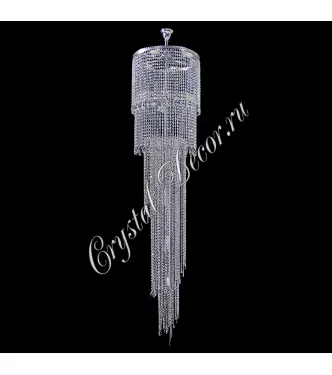 Люстра хрустальная Италия Винтаж 3 яруса (Журавль) d50-h2500mm
